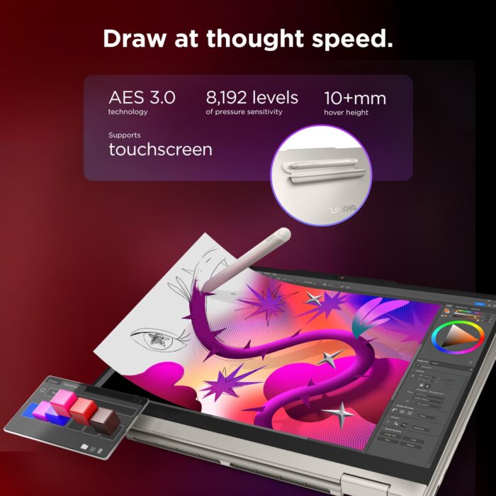 Lenovo Yoga 7 2-in-1 – Intel Core Ultra 5 Laptop (83TC005MIN) - Image 3