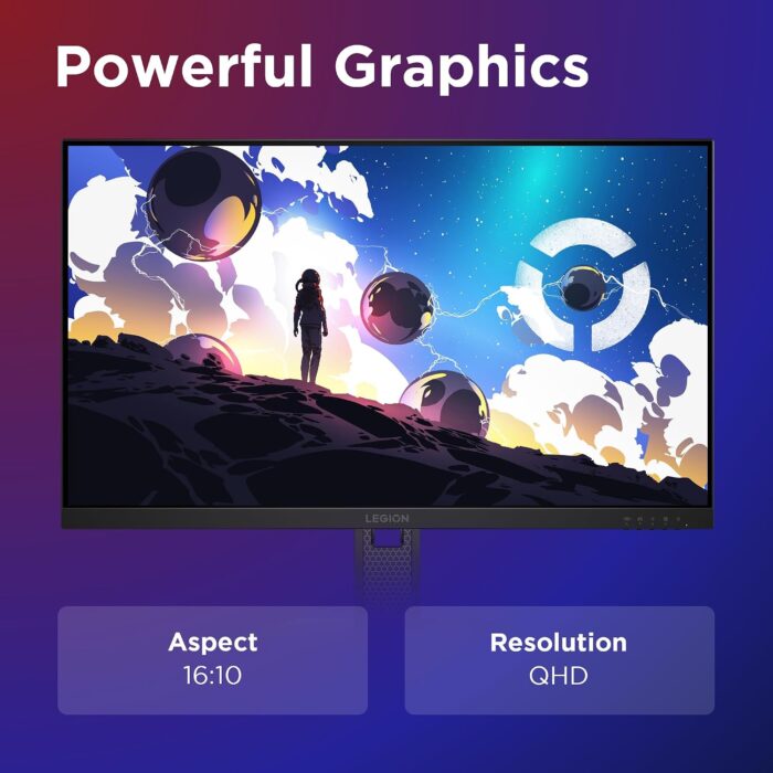 Lenovo Legion 27Q-10 27-Inch QHD IPS Gaming Monitor – 240Hz (68C6GAC4IN) - Image 3