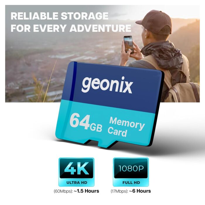 GEONIX 64GB MicroSDXC Memory Card – 150MB/s GXSDC64GB - Image 4