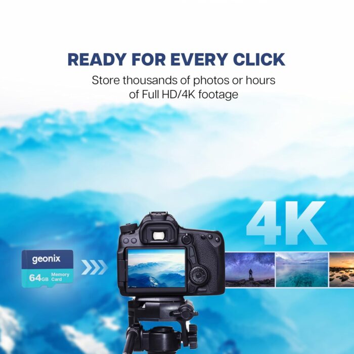 GEONIX 64GB MicroSDXC Memory Card – 150MB/s GXSDC64GB - Image 3