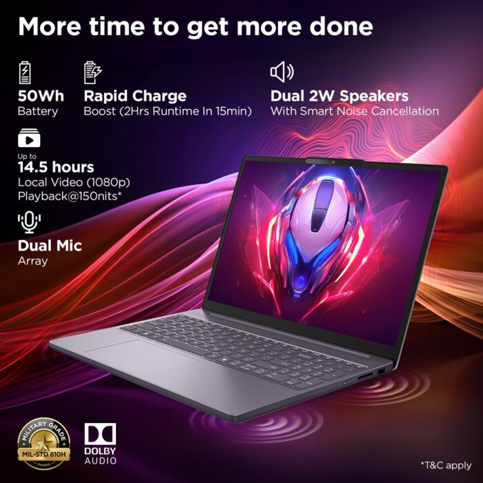 Lenovo IdeaPad Slim 3 Laptop – Intel Core i5 (83K101JDIN) - Image 2