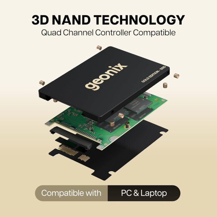 GEONIX HARD DISK SSD 256 GB SATA GOLD - Image 4