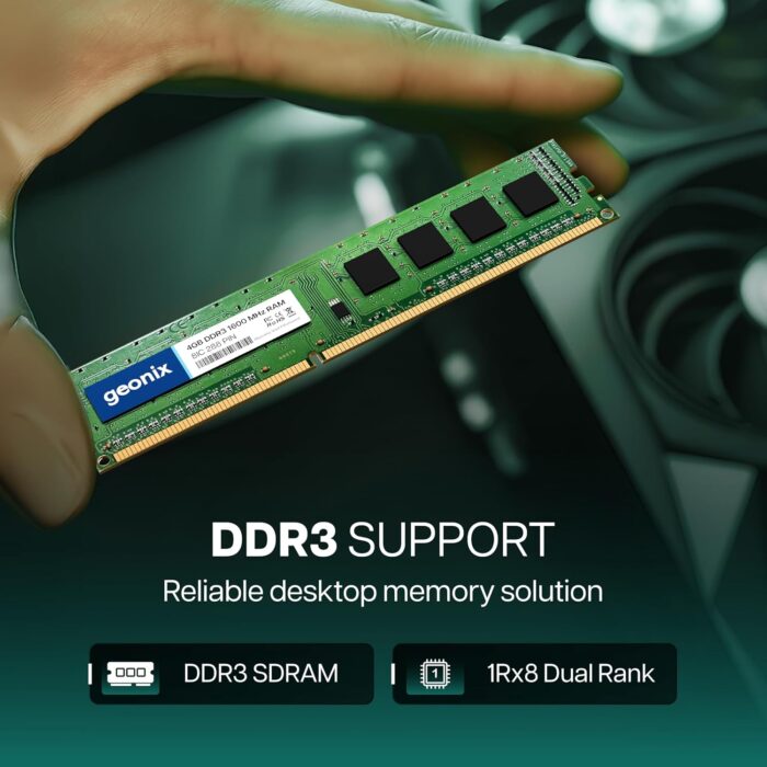 Geonix 4GB DDR3 1600MHz 8IC Desktop RAM - Image 4