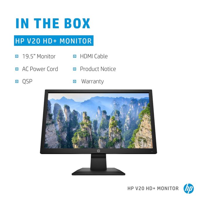 HP V20 HD+ 19.5-Inch LED Monitor - Image 2