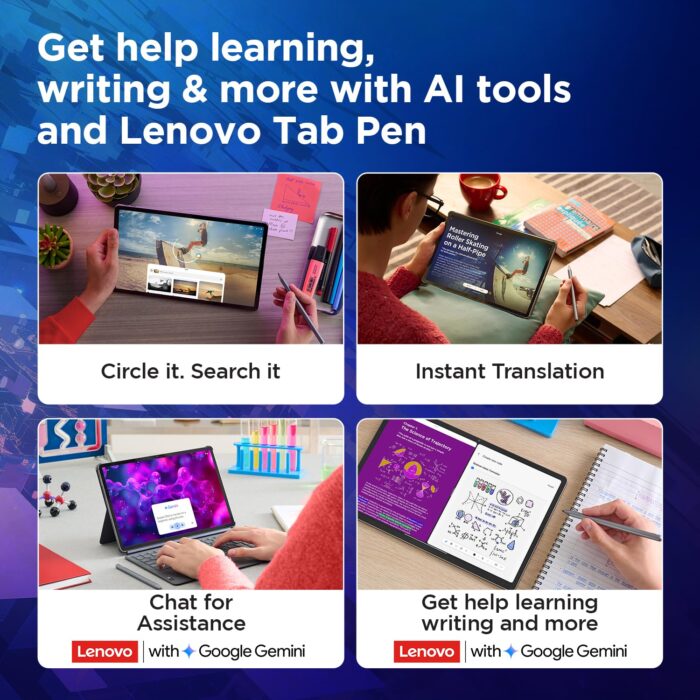 Lenovo Idea Tab 11-inch 5G Tablet with Pen & Folio Case TB336ZU (ZAFM0782IN) - Image 6