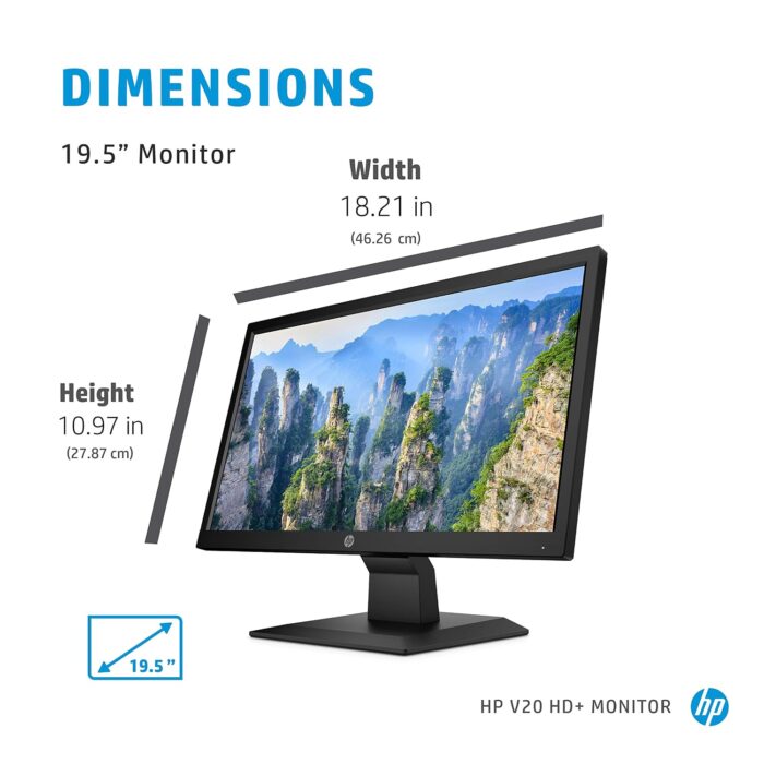 HP V20 HD+ 19.5-Inch LED Monitor - Image 5