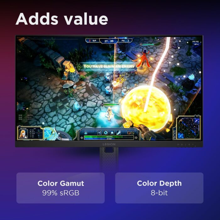 Lenovo Legion 27Q-10 27-Inch QHD IPS Gaming Monitor – 240Hz (68C6GAC4IN) - Image 5