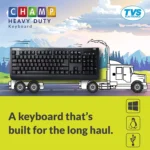 TVS Electronics Champ USB Keyboard - Image 3