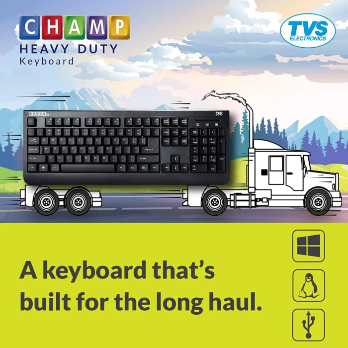 TVS Electronics Champ USB Keyboard - Image 3