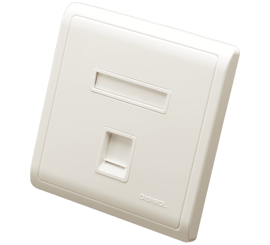 DIGISOL Single Port Face Plate DIGISOL Single Port Face Plate