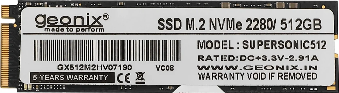 GEONIX HARD DISK SSD 512GB NVME