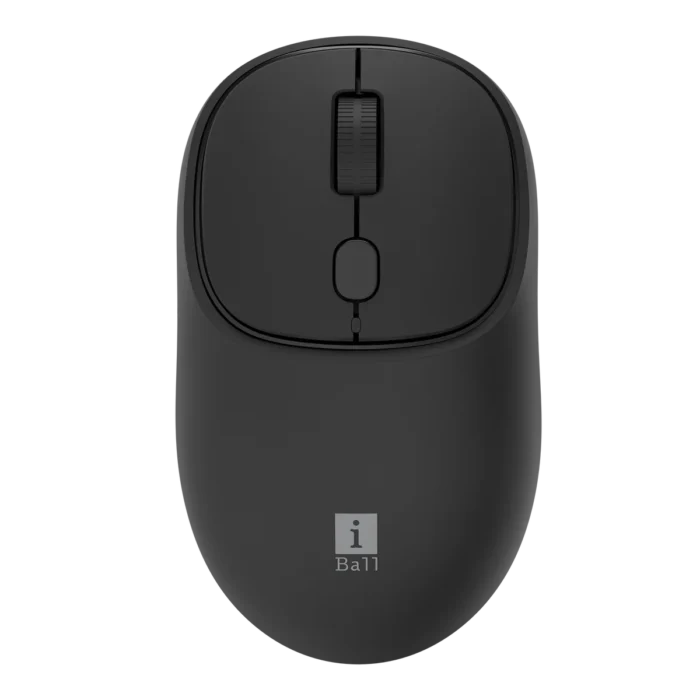iBall GLIDR S100 Wireless Mouse – Black - Image 2