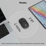 iBall GLIDR S100 Wireless Mouse – Black - Image 7