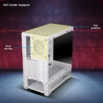 Zebronics ZEB-CRYO LED White Gaming Cabinet - Image 5