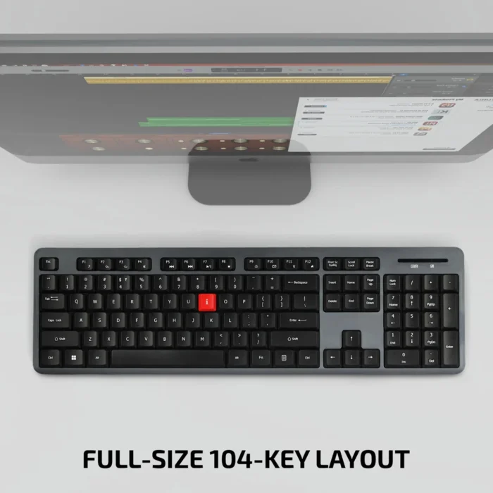 iBall ClickSet S350 Wireless Keyboard and Mouse Combo – Black - Image 5