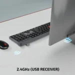 iBall ClickSet S350 Wireless Keyboard and Mouse Combo – Black - Image 3