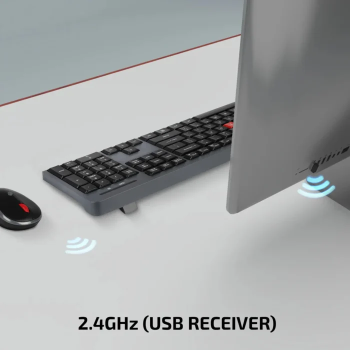 iBall ClickSet S350 Wireless Keyboard and Mouse Combo – Black - Image 3