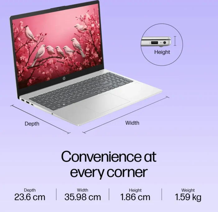 HP 15-HR0005TU Laptop – Intel Core i3, 15-HR0005TU - Image 3