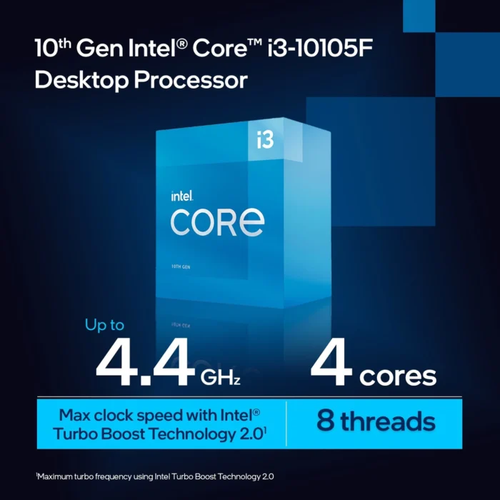 Intel Core i3-10105F 10th Gen 3.70 GHz Desktop Processor - Image 3