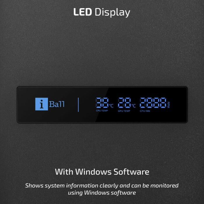 iBall ATX AT:100CD PC Cabinet with Power Supply - Image 5