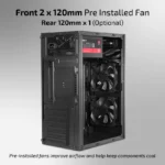 iBall AT:30C Black ATX PC Cabinet - Image 2