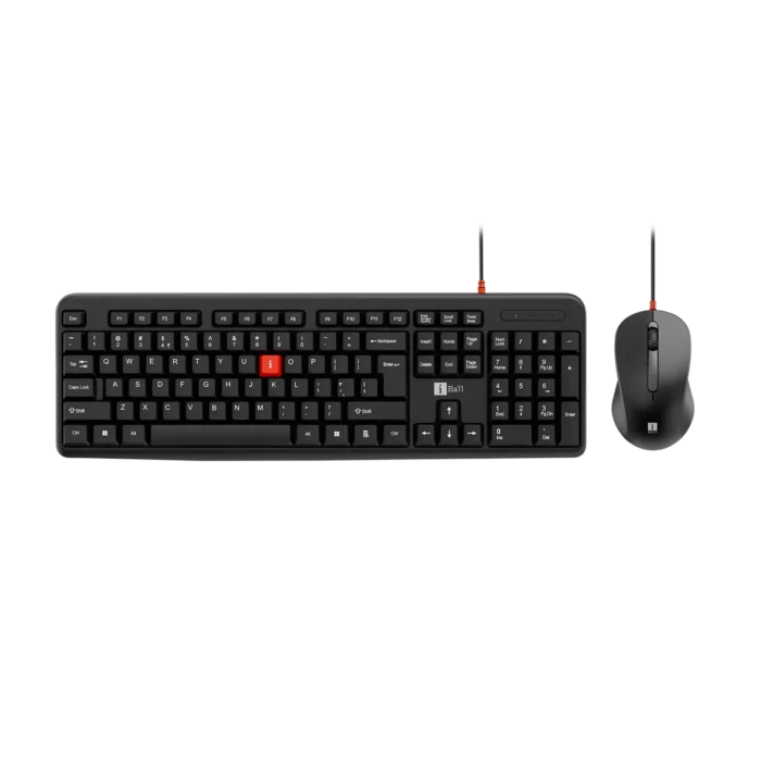 iBall ClickSet 220 Wired Keyboard and Mouse Combo