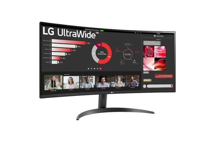 LG 34WQ60C-B 34-inch Curved UltraWide QHD Monitor – 60Hz, HDR10 - Image 3