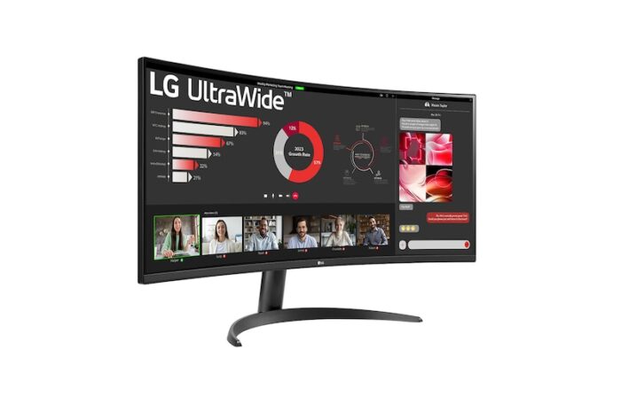 LG 34WQ60C-B 34-inch Curved UltraWide QHD Monitor – 60Hz, HDR10 - Image 2