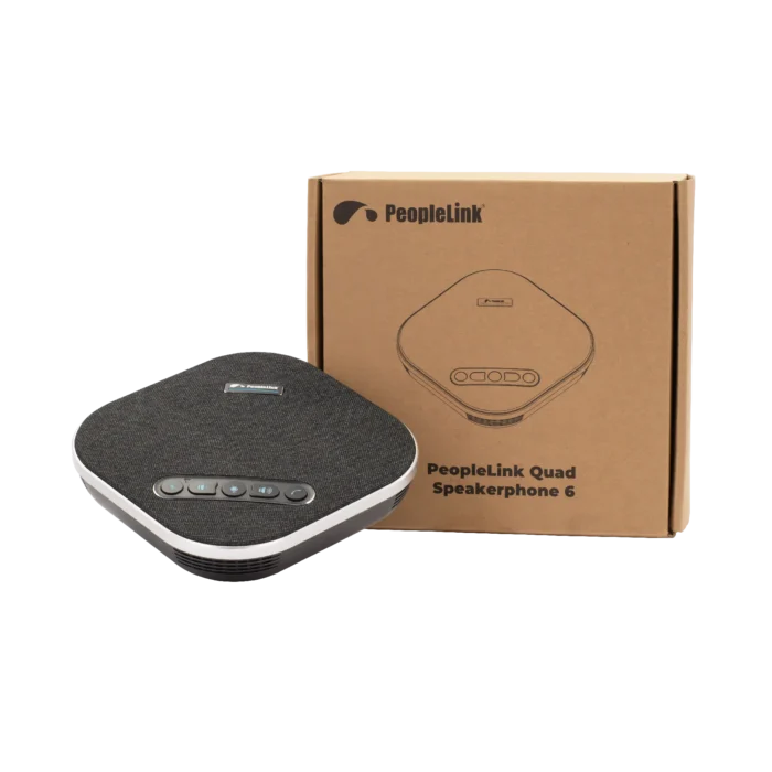 PeopleLink Quad Speakerphone 6 USB and Bluetooth Conference Speakerphone - Image 2