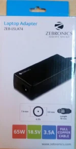 Zebronics 65LA48 65W Laptop Adapter - Image 2